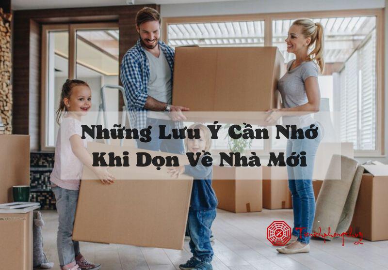 1 số lưu ý quan trọng khi chuyển vào nhà mới - Lễ nhập trạch